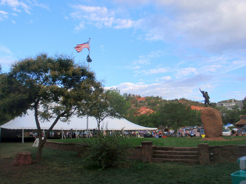 Memorial Park, Manitou Springs, Colorado: The Big Tent.